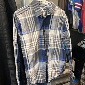 Express mens button down dress shirt